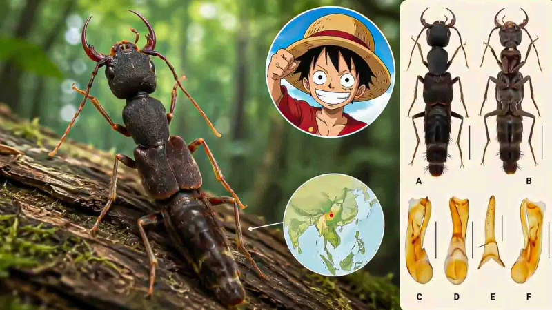 Επιστήμονες έδωσαν το όνομα του Luffy σε ένα νέο γένος σκαθαριών