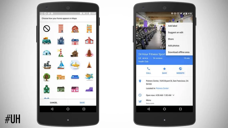 Νέα αυτοκόλλητα για τοποθεσίες στα Google Maps