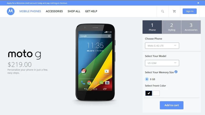 Ξεκινάει η διάθεση του Moto G 4G LTE