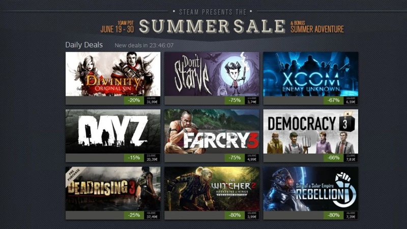 Ξεκίνησε το Steam Summer Sale 2014