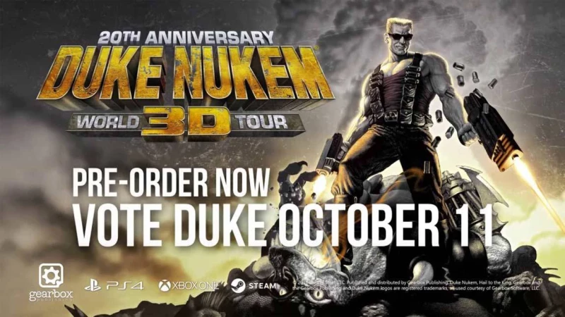 Ανακοινώθηκε το Duke Nukem 3D: 20th Anniversary World Tour