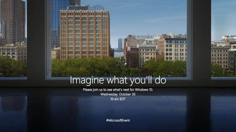Windows 10 event στις 26 Οκτωβρίου