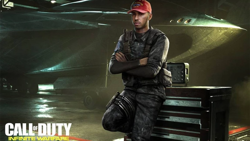 O Lewis Hamilton της Formula 1 στο Call of Duty: Infinite Warfare