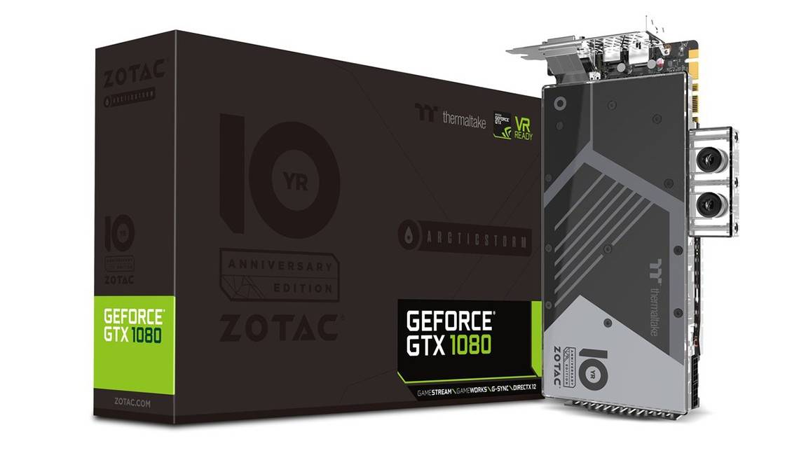Zotac GTX 1080 ArcticStorm Thermaltake 10Year Anniversary Edition