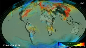 Video της NASA δείχνει πώς το CO2 εξαπλώνεται στον πλανήτη