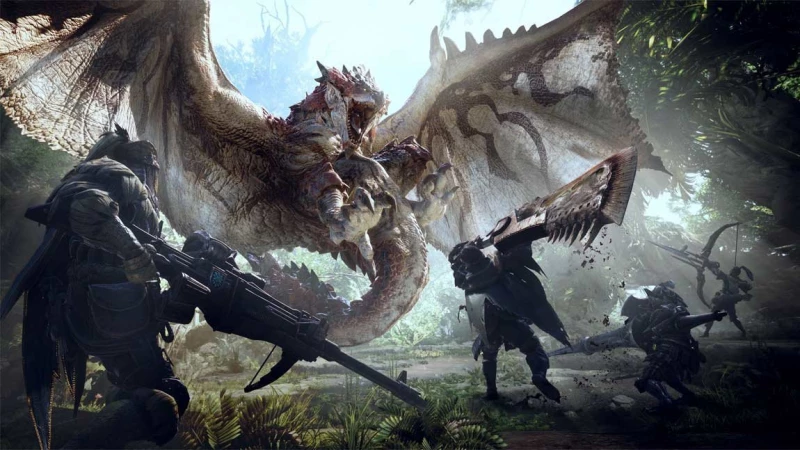Ένα περιπετειώδες gameplay βίντεο του Monster Hunter: World