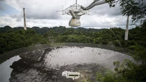 Μεγάλες καταστροφές στο τηλεσκόπιο Arecibo από τον τυφώνα Maria