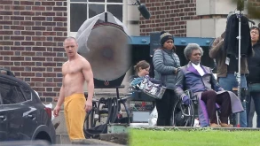 Φωτογραφίες από τα γυρίσματα του "Glass"