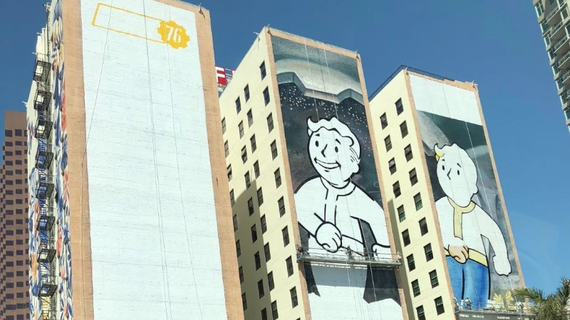 E3 2018: Το τεράστιο διαφημιστικό του Fallout 76 στο Λος Άντζελες