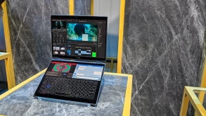 Ένα φουτουριστικό laptop όλο οθόνη από την Asus