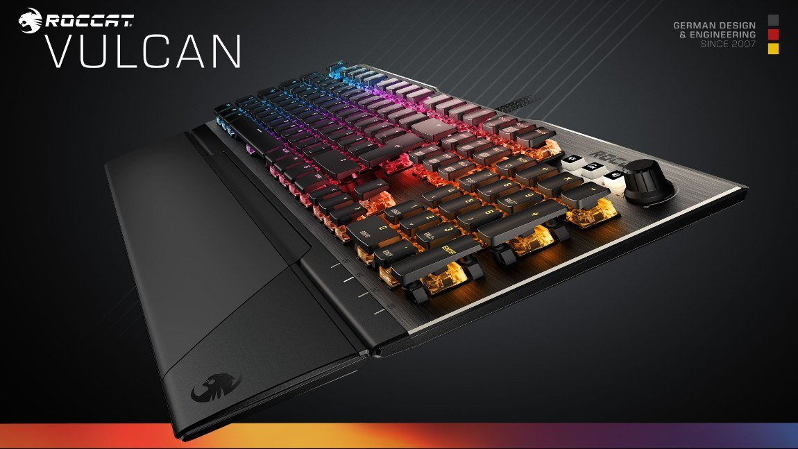 H Roccat παρουσιάζει τη σειρά μηχανικών πληκτρολογίων Vulcan