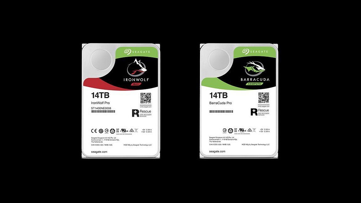 Διαθέσιμοι οι νέοι σκληροί δίσκοι 14TB της Seagate