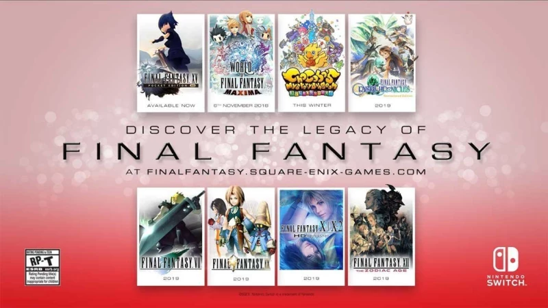 Θρυλικά Final Fantasy παιχνίδια έρχονται στο Nintendo Switch και στο Xbox One