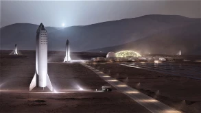 Μια ματιά στη βάση της SpaceX στον Άρη