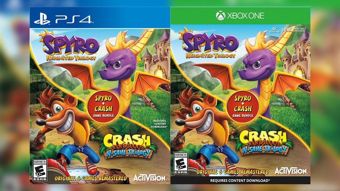 Αποκαλύφθηκε το Spyro + Crash Remastered Game Bundle
