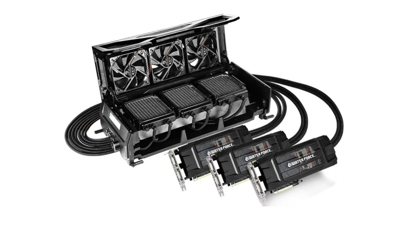 Παρουσιάστηκε η GeForce WaterForce Tri-Sli
