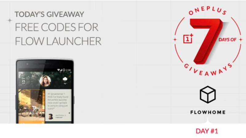 Εφτά μέρες δώρων για την OnePlus