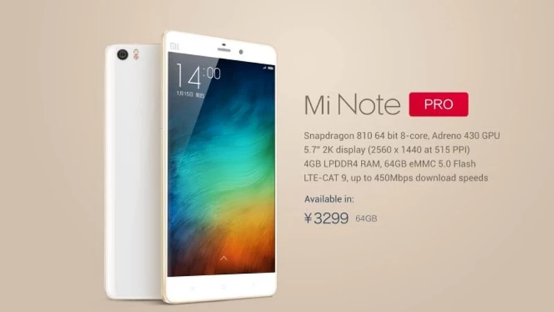 Mi Note και Mi Note Pro για την Xiaomi