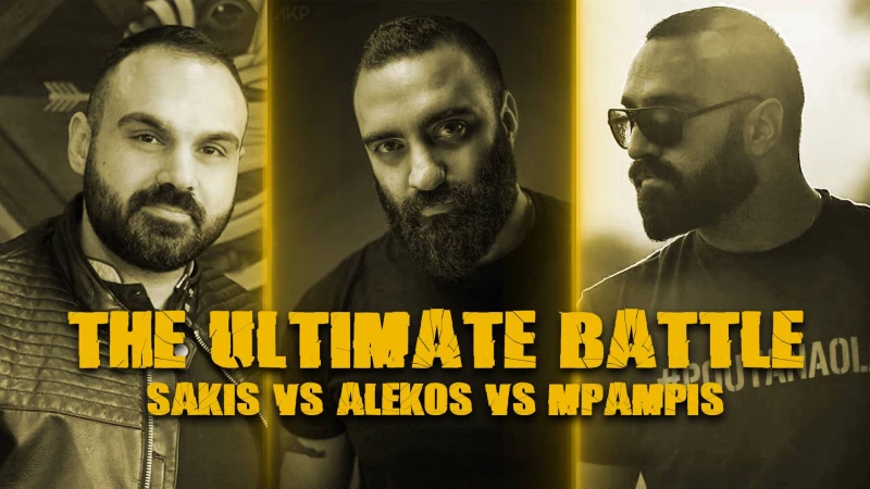 The Ultimate Battle Live Stream | Sakis vs Alekos vs Mpampis