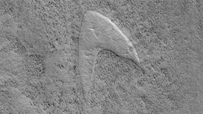 Το logo του Starfleet από το Star Trek εμφανίστηκε στην Ελλάς του Άρη