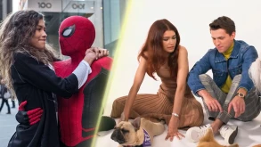 Spider-Man: Far From Home | Οι Zendaya και Tom Holland παίζουν με σκυλιά θεραπευτές [ΒΙΝΤΕΟ]