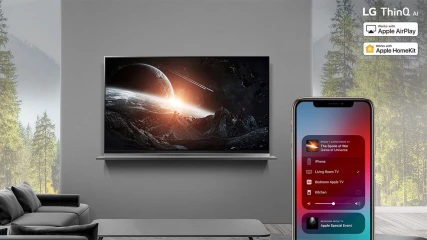 Η LG γίνεται ο πρώτος κατασκευαστής τηλεοράσεων που υποστηρίζει το HomeKit της Apple