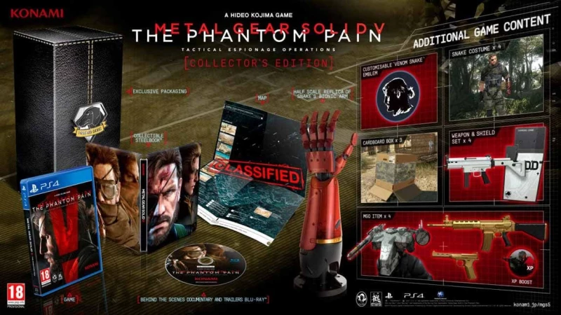 Εξαντλήση των αποθεμάτων για την Collector's Edition του MGS V