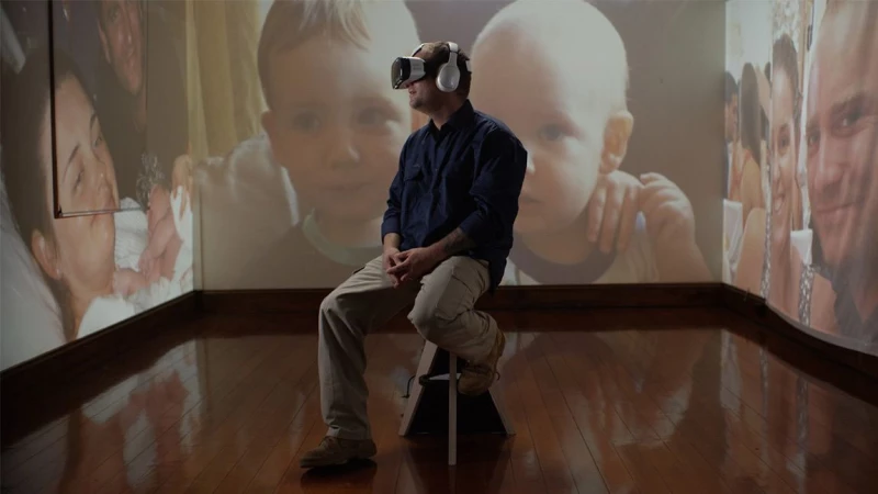 Είδε με το Gear VR τη γέννηση του παιδιού του