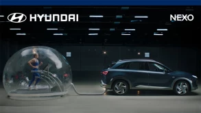 Η Hyundai έβαλε μία Ολυμπιονίκη να αναπνέει από την εξάτμιση του Nexo (ΒΙΝΤΕΟ)