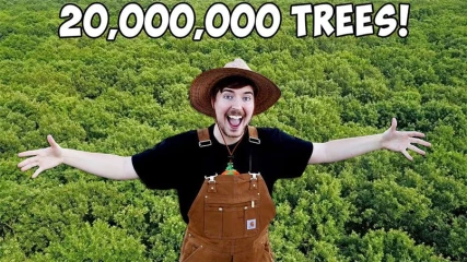 Ο MrBeast συνεργάζεται με τους μεγαλύτερους YouTubers για να φυτέψει 20 εκατομμύρια δέντρα