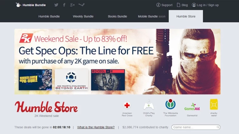 Εκπτώσεις σε τίτλους της 2K Games στο Humble Store