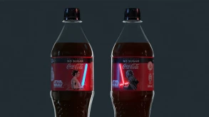 Τα μπουκάλια της Coca-Cola έχουν πλέον lightsabers που ανάβουν