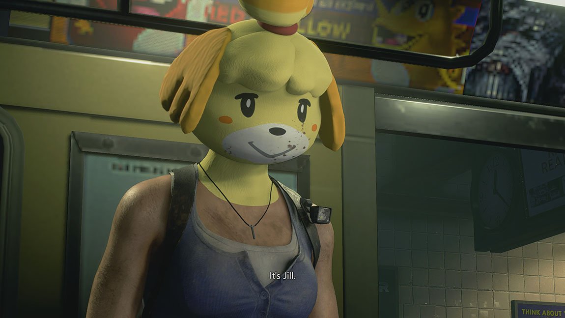 Εννοείται πως οι moders έβαλαν την Isabelle του Animal Crossing στο Resident Evil 3