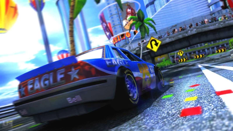 Gameplay video από το 90's Αrcade Racer
