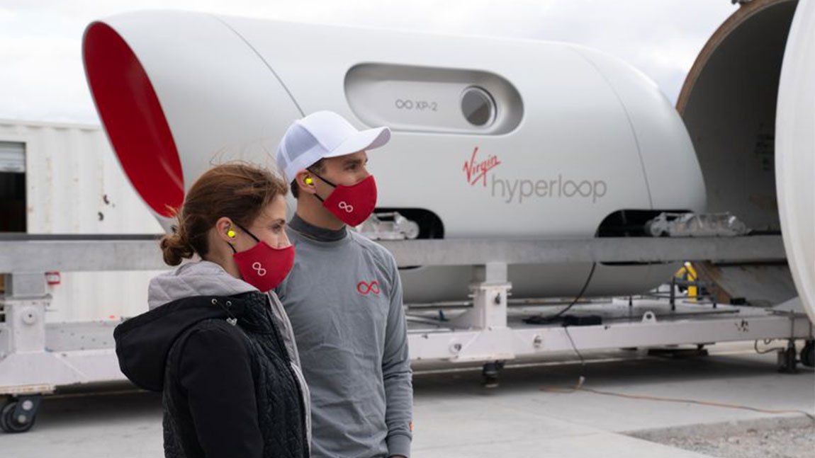 Η Virgin Hyperloop ολοκλήρωσε την πρώτη επανδρωμένη δοκιμή (ΕΙΚΟΝΕΣ)