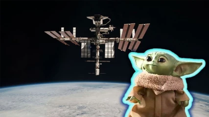 Ο Baby Yoda έφτασε στο Διεθνή Διαστημικό Σταθμό