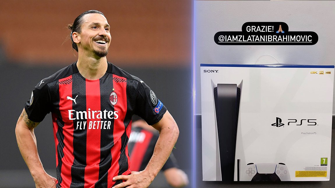 O Ibrahimovic έκανε δώρο από ένα PS5 στους συμπαίκτες του! (ΕΙΚΟΝΕΣ)