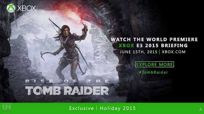 Αυτό είναι το box art του Rise of the the Tomb Raider