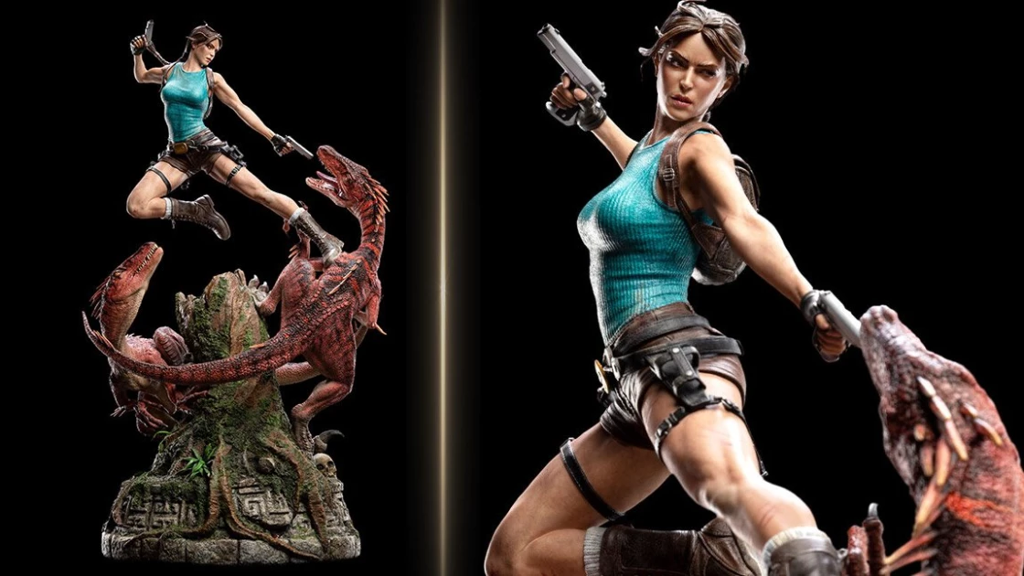 Το νέο 80 εκατοστών αγαλματίδιο της Lara Croft είναι το όνειρο κάθε φαν