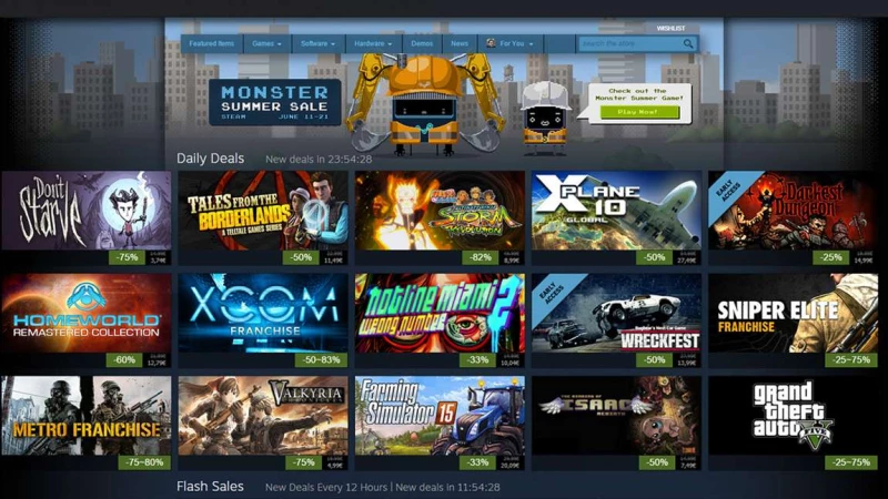 Ξεκίνησαν τα Steam Summer Sales