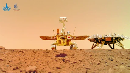 Η πρώτη selfie του κινεζικού Zhurong από τον Άρη