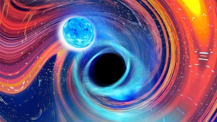 Εντοπίστηκε για πρώτη φορά σύγκρουση μαύρης τρύπας και αστέρα νετρονίων