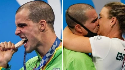 Κολυμβητής κερδίζει μετάλλιο στους Ολυμπιακούς και κάνει πραγματικότητα ένα δημοφιλές meme