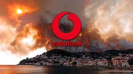 Δωρεάν λεπτά ομιλίας και δεδομένα για τους πυρόπληκτους από την Vodafone