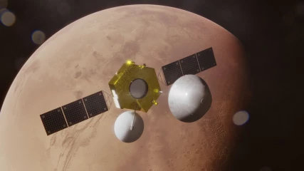 Το κινεζικό Tianwen-1 τράβηξε ένα video-selfie με background τον Άρη