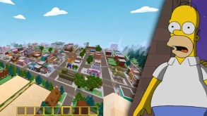 Minecraft παίκτης έκατσε 7 μήνες και έφτιαξε την πόλη απ’ το The Simpsons (ΒΙΝΤΕΟ)