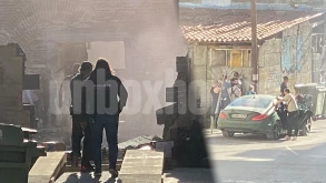 Γυρίσματα "The Bricklayer": Νέες σκηνές δράσης και επικίνδυνο stunt με αυτοκίνητο (ΦΩΤΟ)