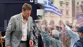 The Bricklayer: Γυρίσματα στην πλ. Αριστοτέλους με τον Aaron Eckhart τραυματισμένο (ΒΙΝΤΕΟ+ΦΩΤΟ)