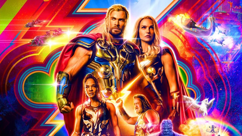 Οι αφίσες του Thor: Love and Thunder είναι οι πιο πολύχρωμες από κάθε άλλη Marvel ταινία (ΦΩΤΟ)