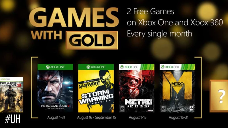 Τα Games with Gold Αυγούστου